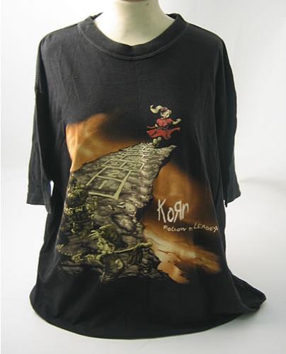 Korn Follow the Leader Tシャツ　リメイク Korn Follow The Leader T-Shirt – Red Zone
